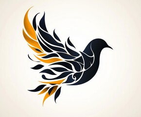 Fototapeta premium A dove signifies the Holy Spirit, embodying peace, grace, and hope during significant Christian events, reflecting spiritual strength and divine connection with God