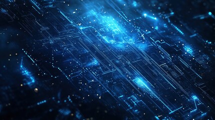 Fototapeta premium abstract digital circuit board technology background