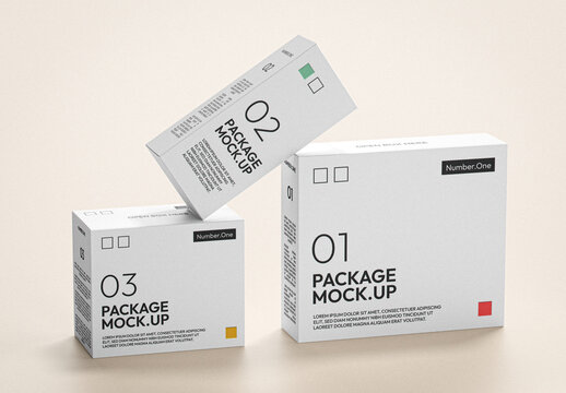 White Box Set Mockup