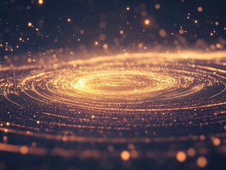 Fototapeta premium luminous encrypted networks digital swirls