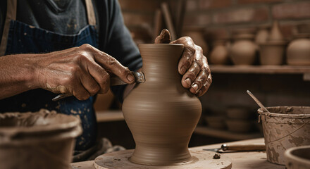 hands of a potter
