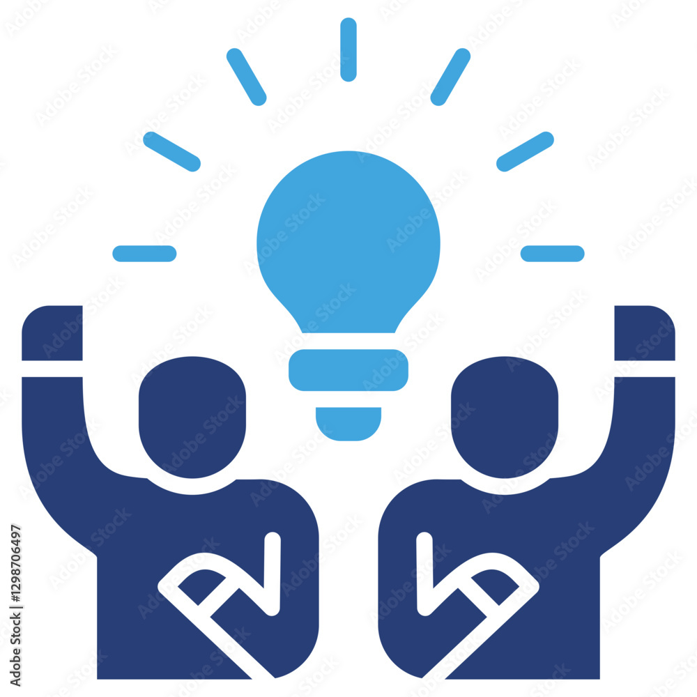 Poster active two color icon