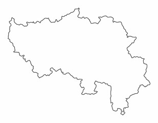 Liege outline map