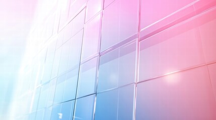 Obraz premium abstract pink and blue glass cubes background