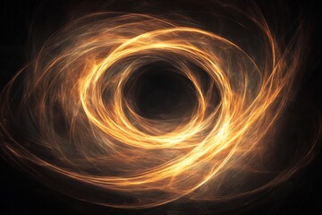 abstract holographic vortex technology swirls