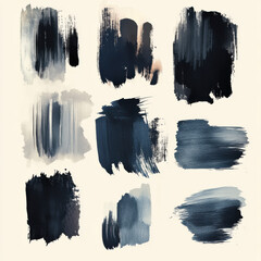 A hand-painted watercolor brush pack, soft organic strokes, high-resolution Photoshop brushes, ideal for digital illustrations and creative design.  © Supawit