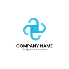 Modern, Abstract, Cyan Logo Design for a Company