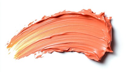 Vibrant Coral Color Swatch for Art and Design Projects
