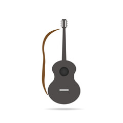 Naklejka premium “Modern guitar layout. Musical instrument on a white background. EPS10”