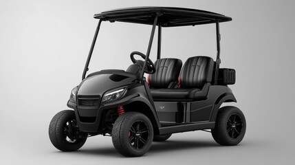 Electric golf cart designed for leisure and convenience at outdoor events