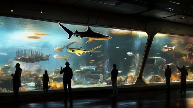 Giant Aquarium Showcase: An Underwater World Marvel
