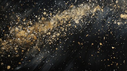 Obraz premium Galaxy with sparkling stars, cosmic dust, and vibrant colors in deep space, representing the beauty of the universe and astronomical exploration.