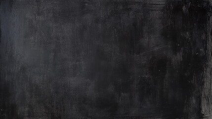 Obraz premium Black chalkboard background texture for writing, drawing, or classroom use, ideal for presentations, education, and creative projects in dark tones.