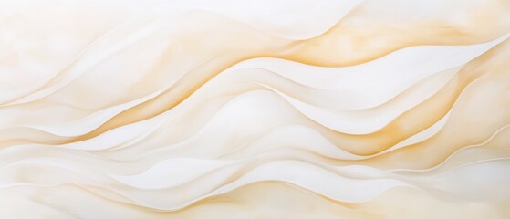 Obraz premium Abstract wavy lines texture background in soft neutral tones for digital art, website design, branding, wallpaper, and modern interiors.