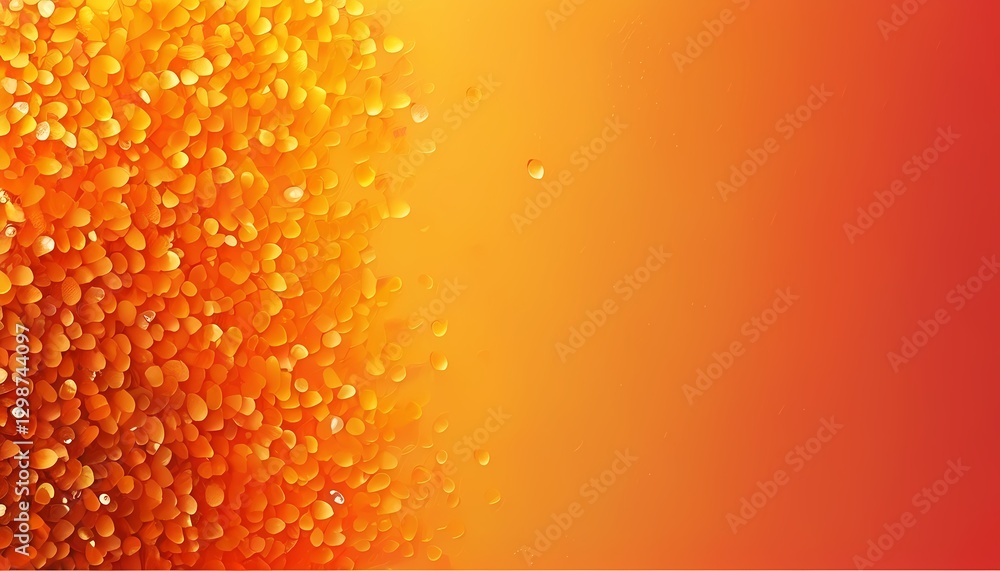 Poster dynamic granular particles abstract background visual art vibrant environment close-up view conceptu
