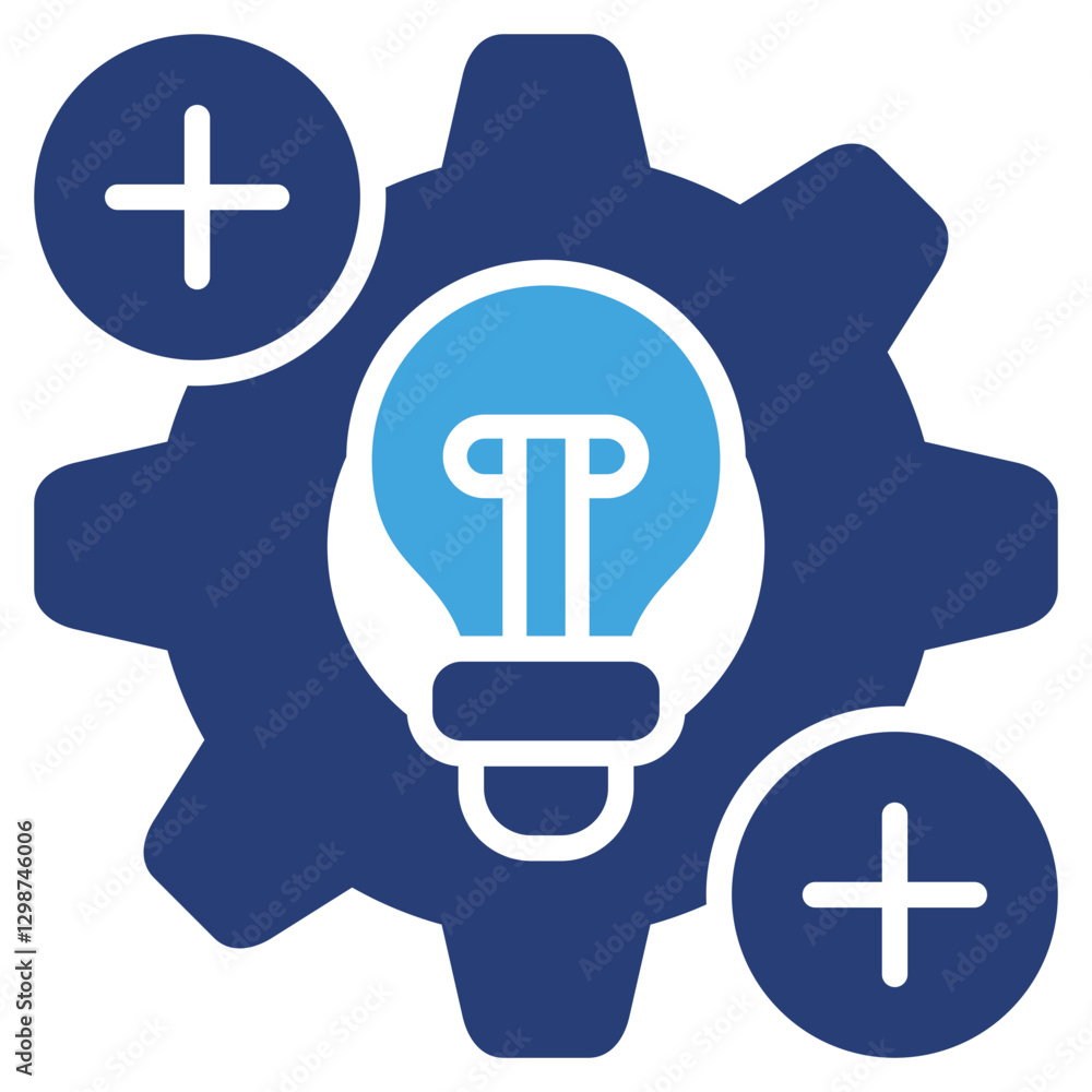 Poster method two color icon