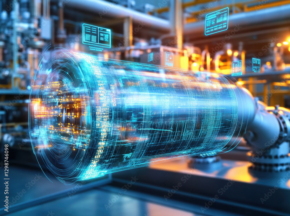 Poster twin technology enhances efficiency in manufacturing by simulating processes and optimizing operatio