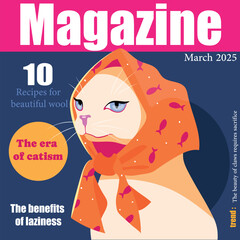 Magazine cat