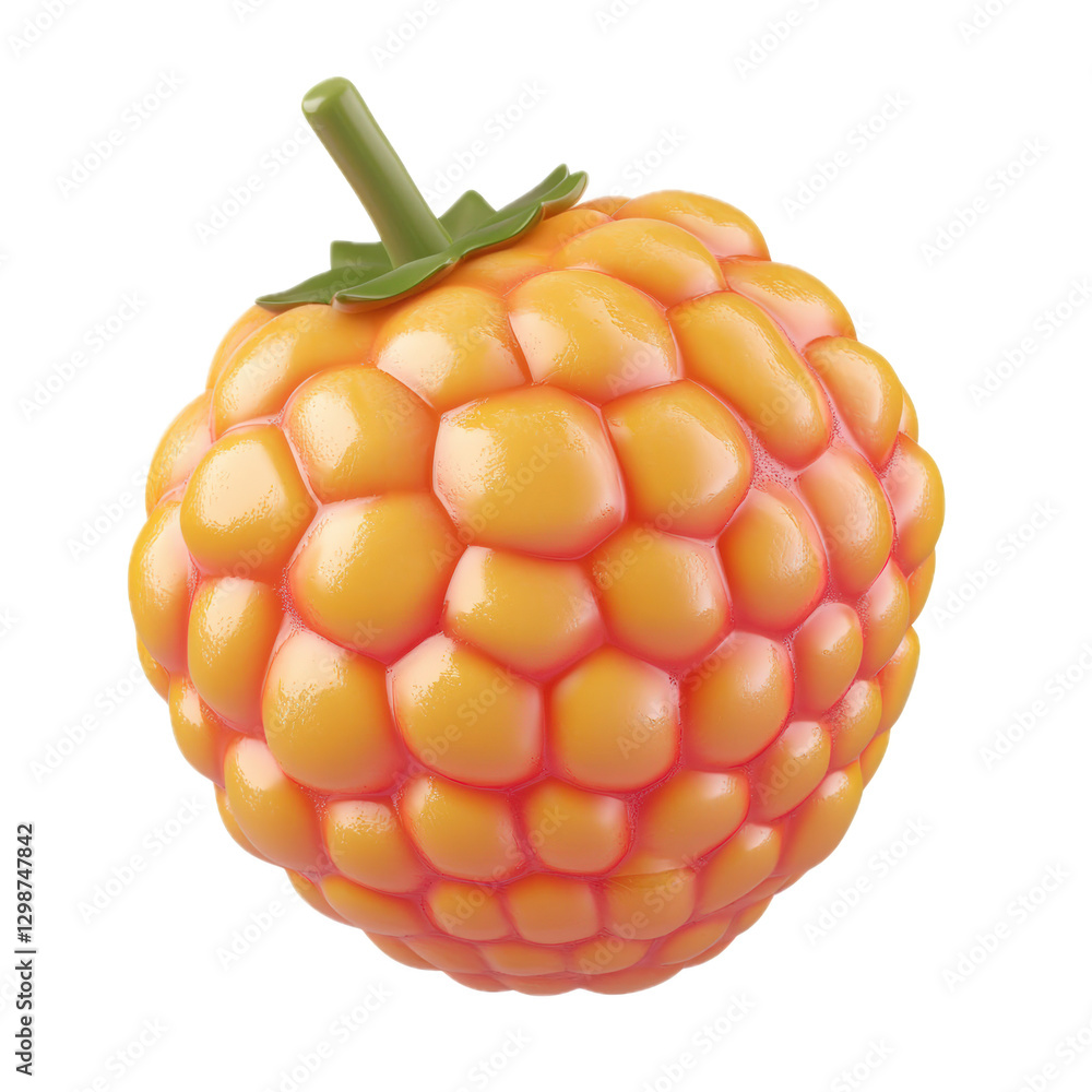 Poster vibrant raspberry with honeycomb texture design
