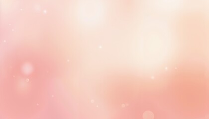 Soft pink blurred background with bokeh lights and copy space