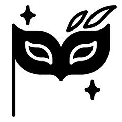 mask icon, glyph icon style