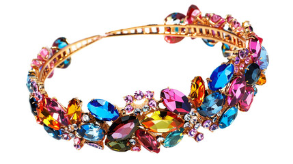 Colorful Headband on transparent background PNG.