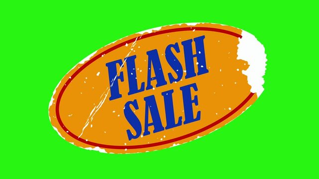 Stickers pack cool trendy grunge sign footage of Sale and special offer tag