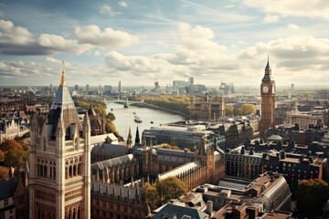 Obraz premium London architecture metropolis cityscape.
