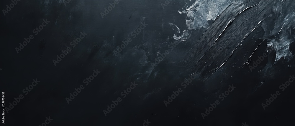 Poster abstract dark background texture with gray and black hues, featuring artistic brush strokes and subt