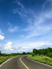 road in the countryside
