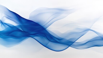 Fototapeta premium Abstract blue wave background design with smooth flowing lines and gradients for creative projects, advertising, print media, and website graphics.