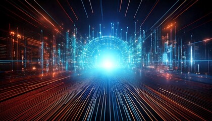 Background perfect for a speed digital world, tech processes, neural networks, artificial intelligence, data transfer and encryption, digital archives, graphic presentations