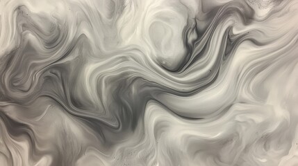 Fototapeta premium Abstract black and white marble texture pattern for background, graphic design, wallpaper, or artistic projects with smooth flowing fluid lines and shapes.