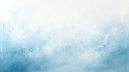 Fototapeta premium Abstract background with soft blue and white clouds, suitable for website design, brochure, or artistic projects, conveying calmness and serenity.
