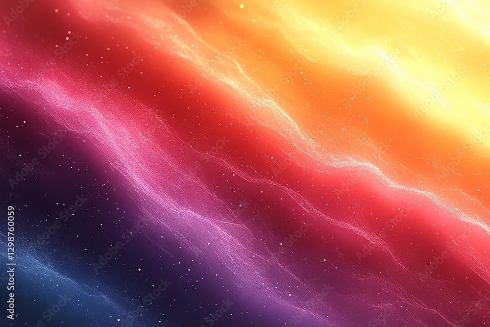 Poster abstract background vibrant gradient waves in a colorful digital environment