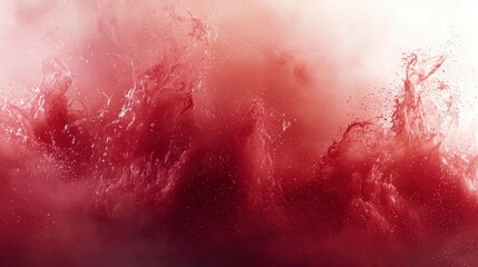 Fototapeta premium Abstract red liquid splash abstract background