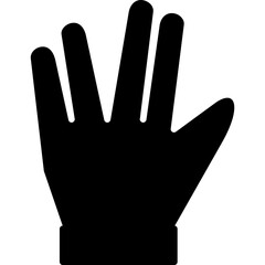 Obraz premium Vulcan Salute Icon