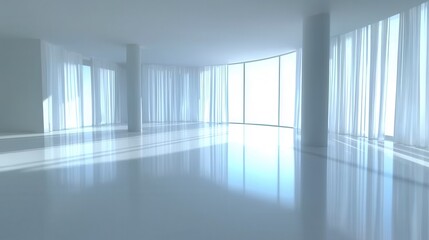 Fototapeta premium Modern Empty Office Space