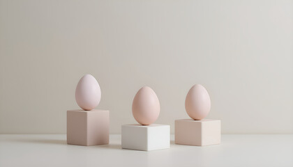 Balanced and harmonious holiday composition with soft light