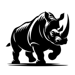 rhino vector illustration © Blakez