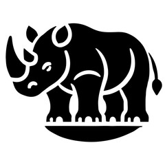 rhino vector illustration