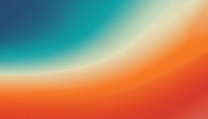 Vibrant grainy gradient background orange white blue teal blurred noise texture header poster banner landing page backdrop design