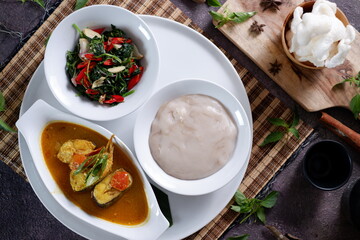 Gulai  Ikan or snapper Fish Curry is one of a typical West Sumateran, Indonesia delicious food 7