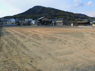解体工事が完了した空き地