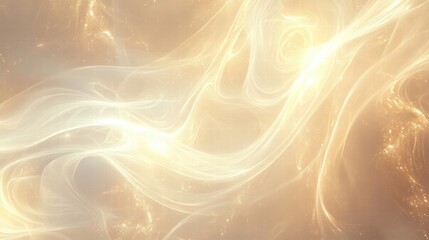 Fototapeta premium golden abstract swirling light background