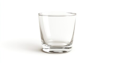 Empty shot glass on white background (2)