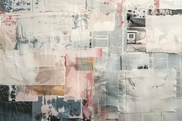 Polaroid film stripsephemera border collage backgrounds drawing.