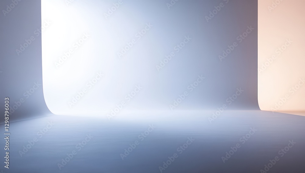 Poster softly illuminated gradient background with seamless transition from light to dark for photography a