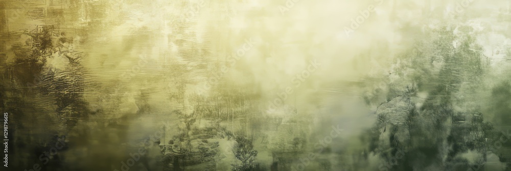 Poster camouflage patterns blend seamlessly into a textured background reminiscent of military environments