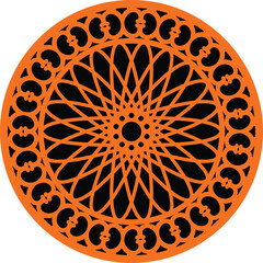 Circular Mandala Pattern,cnc design, laser cut mandala
